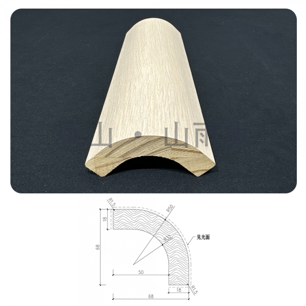 R50xR32圆弧阳角  R50xR32 Bullnose Edge